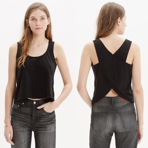 Madewell Tops - Madewell Crossback Crop Top